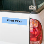 Ihr Text "Folio Extra Bold" auf hellblau Autoaufkleber (Auf Lkw)