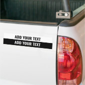 Ihr Text "Folio Extra Bold" Schwarz-Weiß-Sticker Autoaufkleber (Auf Lkw)