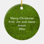 Ihr Text & Foto: Green Star-Form-Bildrahmen Keramik Ornament (Hinten)