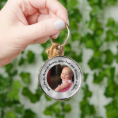 Ihr TEXT, FOTO Schlüsselanhänger, personalisierter Schlüsselanhänger (Hand)