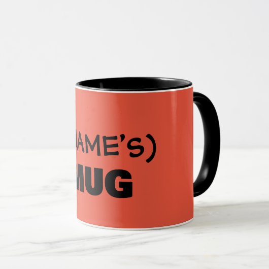 Ihr Text hier, anpassbare Tasse (VorderseiteRechts)