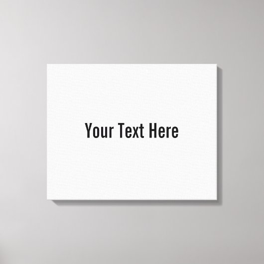 Ihr Text hier benutzerdefinierte Leinwand Wall Art (Vorderseite)