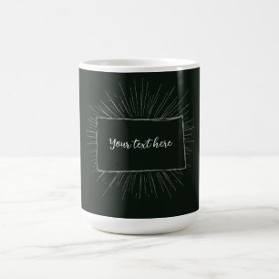 Ihr Text hier benutzerdefinierte Notizgestaltung Kaffeetasse