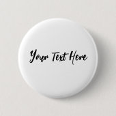 Ihr Text hier benutzerdefinierten modernen Script- Button (Vorderseite)