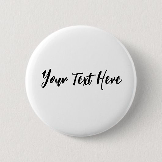 Ihr Text hier benutzerdefinierten modernen Script- Button (Vorderseite)