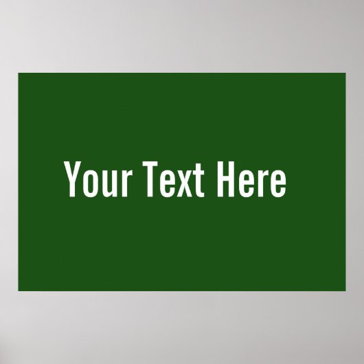 Ihr Text hier benutzerdefiniertes, horizontales Po Poster (Vorne)