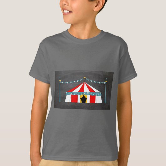 Ihr Text hier Circus Party Zelt T-Shirt (Vorderseite)