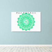 Ihr Text hier Custom Art Stretched Canvas drucken Leinwanddruck (Insitu (Holzboden))