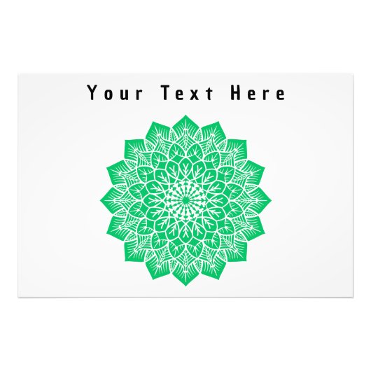 Ihr Text hier Erweiterung des Fotos "Custom Green  Fotodruck (Vorne)