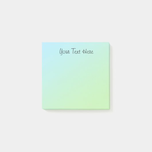 Ihr Text hier grün Post-it Klebezettel (Vorderseite)