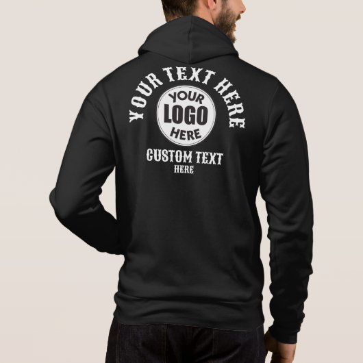 IHR TEXT HIER HOODIE (Rückseite)