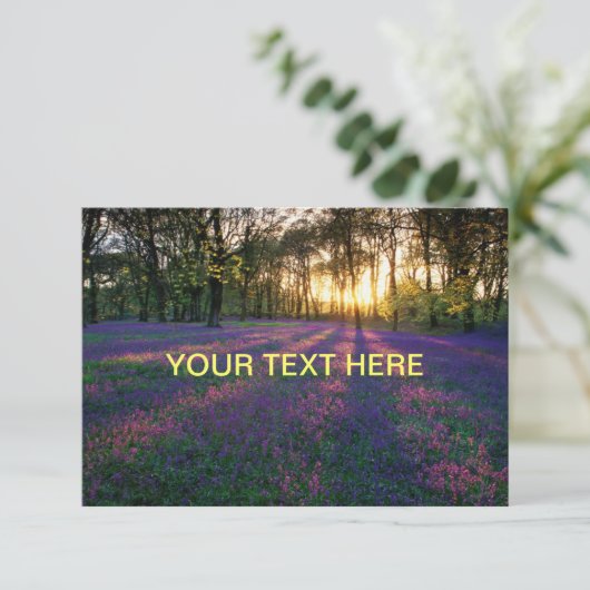 IHR TEXT HIER KARTE (Stehend Vorderseite)