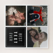 Ihr Text hier mit individuellem Foto Puzzle (Horizontal)