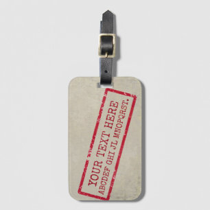 Ihr Text hier (Name oder ein anderes Wort) Gepäckanhänger