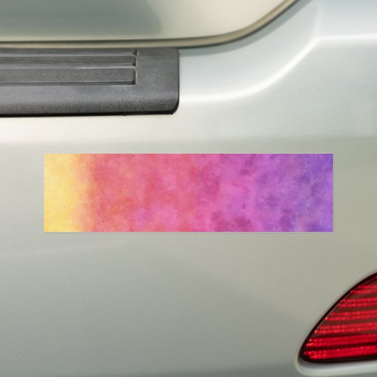 Ihr Text hier: RAINBOW SUNSET HINTERGRUND Autoaufkleber (Auf Auto)