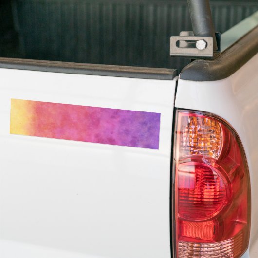Ihr Text hier: RAINBOW SUNSET HINTERGRUND Autoaufkleber (Auf Lkw)