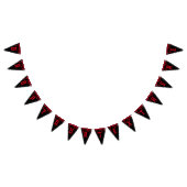 Ihr Text hier Red Black Dripping Bloween Halloween Wimpelkette (Alle)