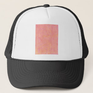 Ihr Text hier: Rosa Hintergrund des Pfirsiches Truckerkappe