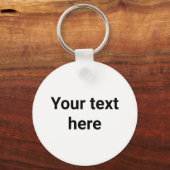 Ihr Text hier Skript einfache minimale Geschenk-Ta Schlüsselanhänger (Vorderseite)