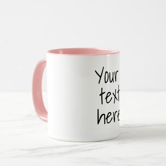 Ihr Text hier Tasse (Vorderseite Links)