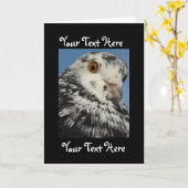 Ihr Text hier, Taube, Ihr Text hier Karte (Gelbe Blume)