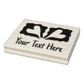 Ihr Text ist maßgeschneidert Gummistempel (Stempel)