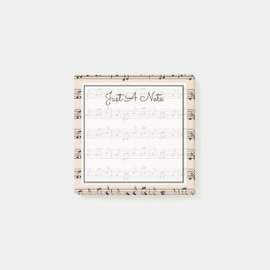 Ihr Text   Musikalische Hinweise Post-it Klebezettel