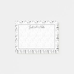 Ihr Text   Musikalische Hinweise Post-it Klebezettel