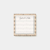 Ihr Text | Musikalische Hinweise Post-it Klebezettel (Vorderseite)