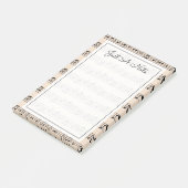 Ihr Text | Musikalische Hinweise Post-it Klebezettel (angewinkelt)