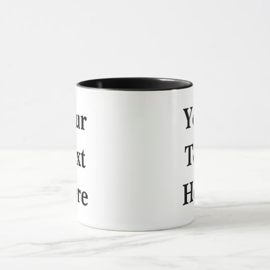 Ihr Text oder Foto Tasse (Zentrum)