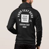 IHR TEXT ODER IHR LOGO HIER HOODIE (Rückseite)