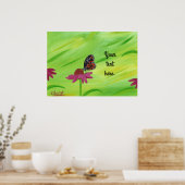Ihr Text oder kein Text Monarch Butterfly Poster (Küche)