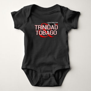 (Ihr Text) Trinidad und Tobago Baby Strampler