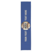 IHR TEXT und FARBEN, Baseball Table Runner Banner Kurzer Tischläufer (Vorderseite)