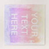 Ihr Text und Ihre Farbigkeit verschwinden Ombre gl Puzzle (Horizontal)