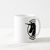IHR TEXT Zombie Unicorn Kaffeetasse (VorderseiteRechts)