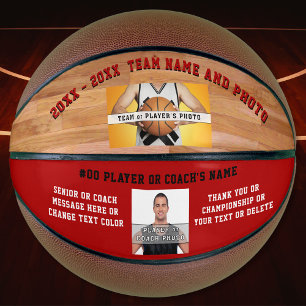 Ihr Text, zwei Fotos und Farben Basketball-Ball Basketball