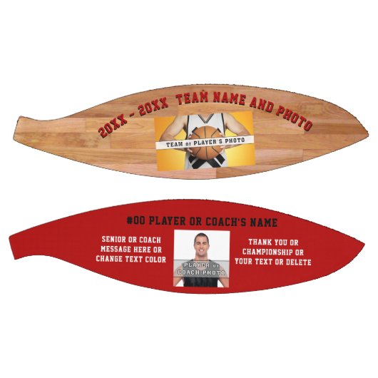 Ihr Text, zwei Fotos und Farben Basketball-Ball Basketball (Panele)