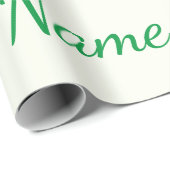 Ihr Textname Baby Wrapping Paper mit Queen Bee Geschenkpapier (Rolleneckpunkt)