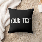 Ihr Textpolster Kissen (Decke)