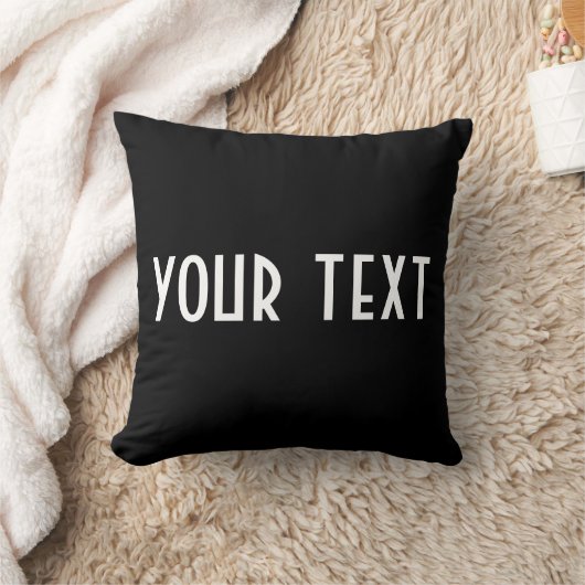 Ihr Textpolster Kissen (Decke)