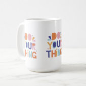 Ihr Think Slogan Tasse Design (Vorderseite Links)