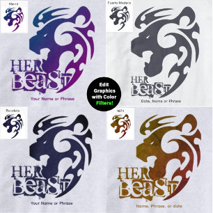 Ihr Tier und seine Schönheit - Fun Paare Match Hoo Hoodie