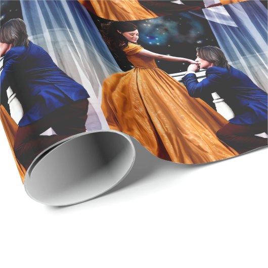 Ihr Tier und seine Schönheit Geschenkpapier (Rolleneckpunkt)