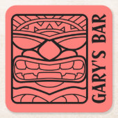 IHR TIKI-BAR Fügen Sie den Untersetzer für das Nam (Vorderseite)