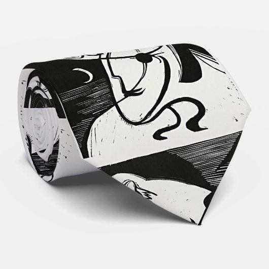 Ihr Tor zur zeitlosen Eleganz: Der Kuss Krawatte (Gerollt)