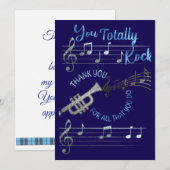 Ihr total Rock Feiertagskarte (Vorne/Hinten)