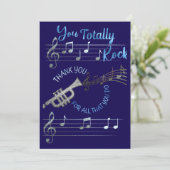 Ihr total Rock Feiertagskarte (Stehend Vorderseite)