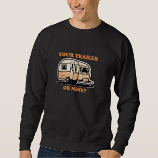 IHR TRAILER ODER MINI spielend frech Lighthearted  Sweatshirt